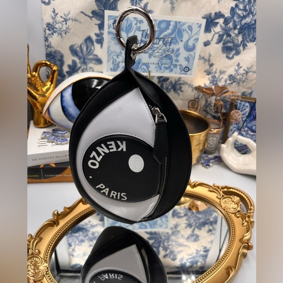 🆕 KENZO 🧿 NWOT Kontact Eye  Leather Clip Pouch - Picture 9 of 16